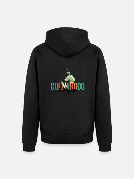 Cultivando Bilingües Spanish Teacher Apparel - Unisex Premium Organic Zip Hoodie - black