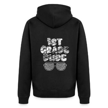 Professeur de maternelle Drôle Étudiant 1er Diplôme - Veste à capuche bio Premium Unisexe - noir - Dos - Nico (187cm)