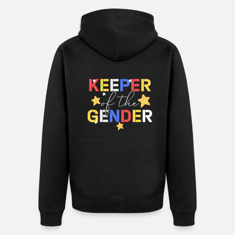 Gardien du genre - Veste à capuche bio Premium Unisexe - noir