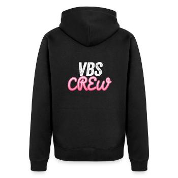 VBS Colorful Bible Vacation School Love - Unisex Premium Organic Zip Hoodie - black - Back - Nico (187cm)