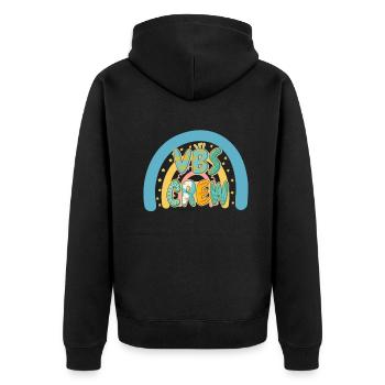 VBS Colorful Bible Vacation School Love - Unisex Premium Organic Zip Hoodie - black - Back - Nico (187cm)