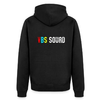 VBS Summer Love Squad Christian Bible - Unisex Premium Organic Zip Hoodie - black - Back - Nico (187cm)