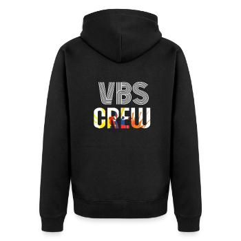 VBS Colorful Bible Vacation School Love - Unisex Premium Organic Zip Hoodie - black - Back - Nico (187cm)