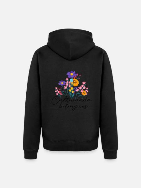 Cultivando Bilingües Spanish Teacher - Unisex Premium Organic Zip Hoodie - black