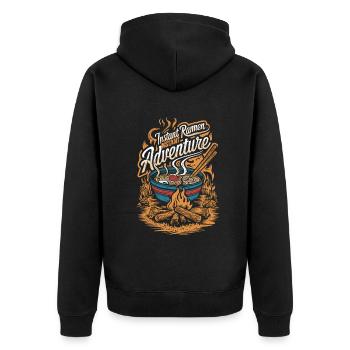 Camping Amateurs de Ramen - Veste à capuche bio Premium Unisexe - noir - Dos - Nico (187cm)