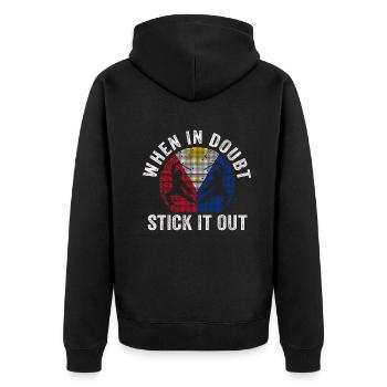 Arnis Eskrima Kali Filipino FMA - Veste à capuche bio Premium Unisexe - noir - Dos - Nico (187cm)