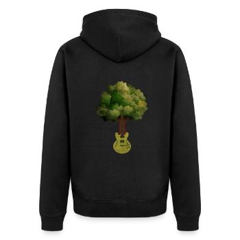 Yggdrasil Nature Musicien Arbre De Vie - Veste à capuche bio Premium Unisexe - noir - Dos - Nico (187cm)