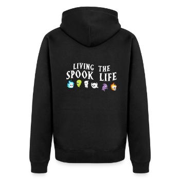 Vivre la vie fantôme Spook Life Appât - Veste à capuche bio Premium Unisexe - noir - Dos - Nico (187cm)