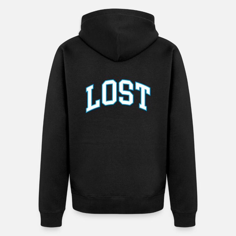 ypérite - Veste à capuche bio Premium Unisexe - noir