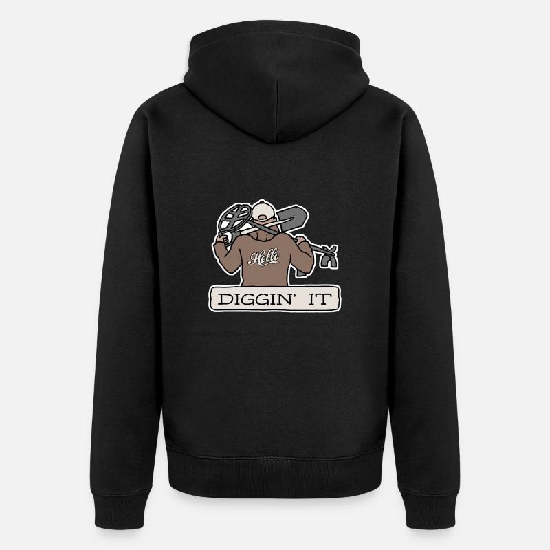 Ça gêne - Veste à capuche bio Premium Unisexe - noir