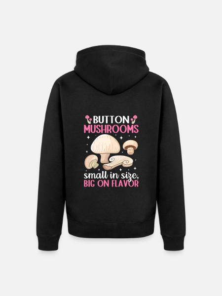 Mushrooms - Mushrooms - Mushrooms Gift Idea - Unisex Premium Organic Zip Hoodie - black