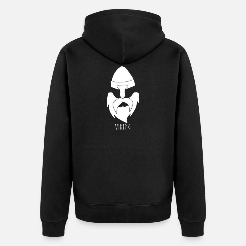 viking - Veste à capuche bio Premium Unisexe - noir