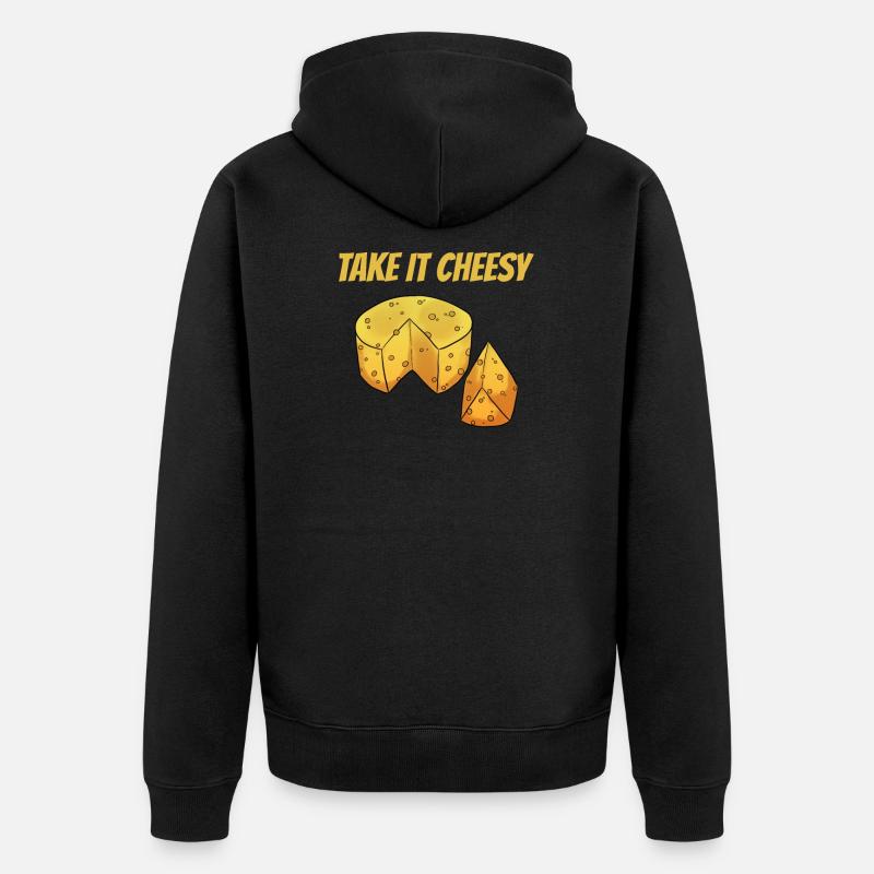 Fondue au fromage Take It - Veste à capuche bio Premium Unisexe - noir