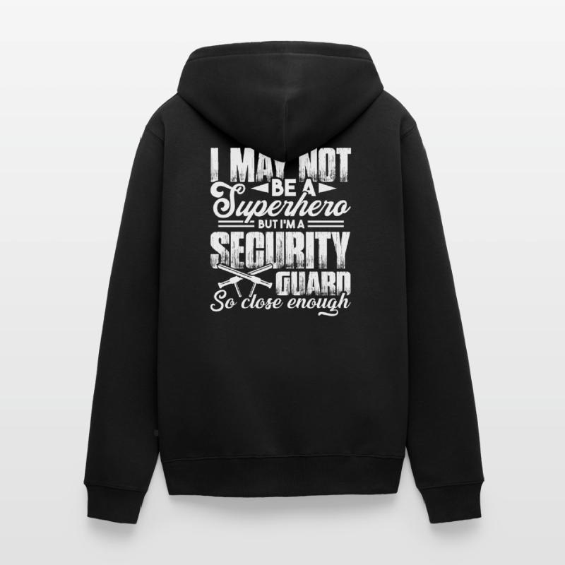 Wachmann Ich bin ein Wachmann Unisex Premium Bio Zip Hoodie