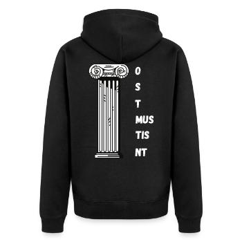 Professeur de latin Sort Latin Enseignement Latin - Veste à capuche bio Premium Unisexe - noir - Dos - Nico (187cm)
