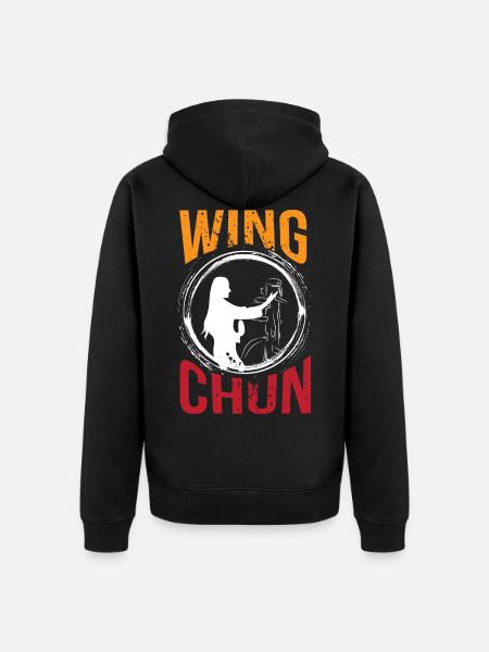 Wingtsun Wing chun - Unisex Premium Organic Zip Hoodie - black