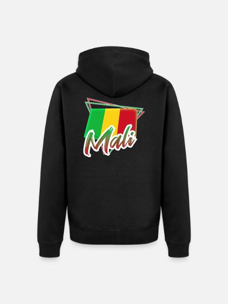 Mali - Veste à capuche bio Premium Unisexe - noir