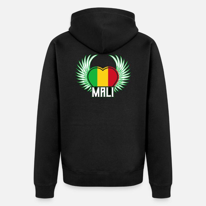 Mali - Veste à capuche bio Premium Unisexe - noir