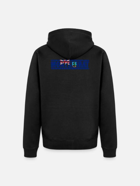 Montserrat - Unisex Premium Organic Zip Hoodie - black