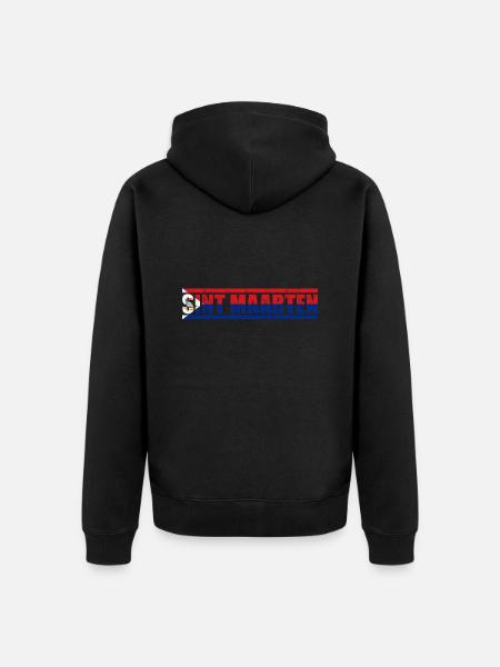 Sint Maarten - Unisex Premium Organic Zip Hoodie - black