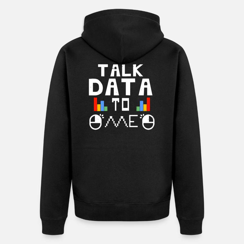 Programmierer Informatiker Shirt - Unisex Premium Bio Zip Hoodie - Schwarz