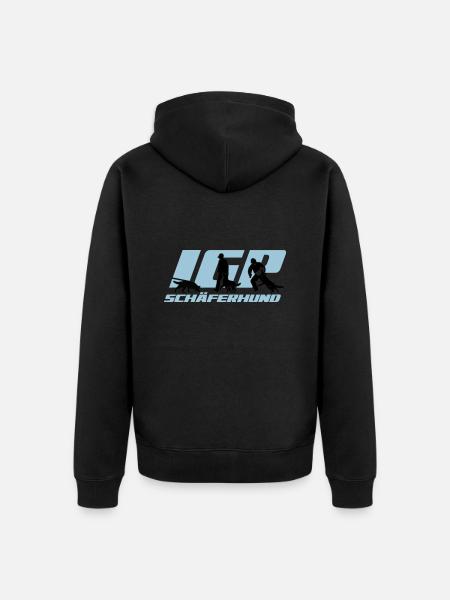 IGP Edition 2022 Schäferhund - Unisex Premium Bio Zip Hoodie - Schwarz