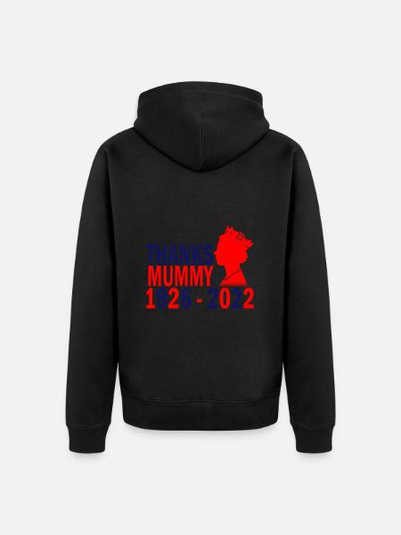 Elisabeth II 1926 - 2022 - Veste à capuche bio Premium Unisexe - 
