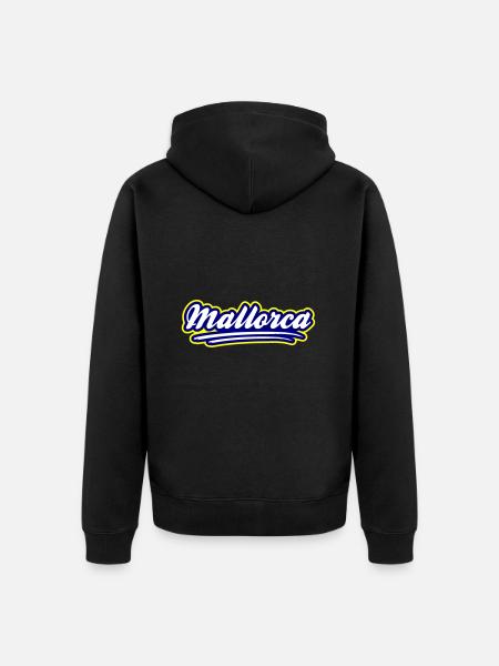Mallorca Stylish - Unisex Premium Organic Zip Hoodie - black