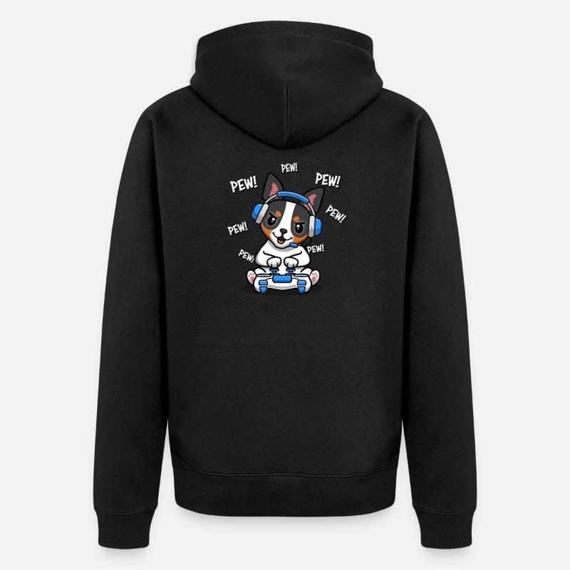 Rat Terrier - Veste à capuche bio Premium Unisexe - noir