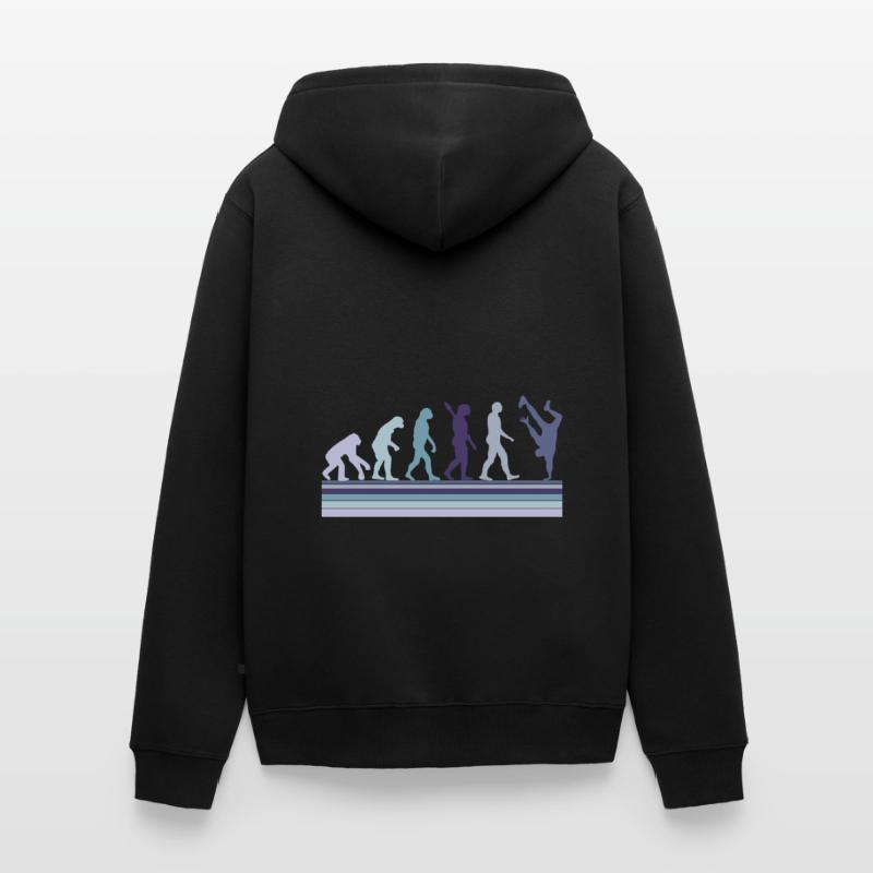 Évolution du Breakdance B-Boy Dance Breakdance Veste à capuche bio Premium Unisexe