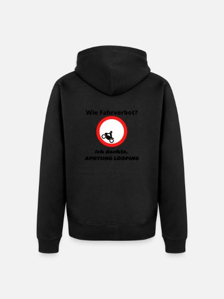 Wie Fahrverbot? - Unisex Premium Bio Zip Hoodie -