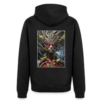 Plantes effrayantes Alien 1.7 - Veste à capuche bio Premium Unisexe - noir - Dos - Nico (187cm)