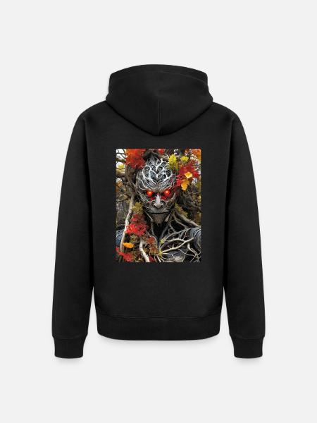 Spooky Plants 1.3 - Unisex Premium Organic Zip Hoodie - black