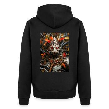 Plantes effrayantes Souris 1.4 - Veste à capuche bio Premium Unisexe - noir - Dos - Nico (187cm)