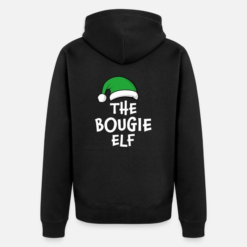 L’Elfe Bougie - Veste à capuche bio Premium Unisexe - noir