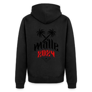 Malle 2024 Palma de Majorque - Veste à capuche bio Premium Unisexe - noir - Dos - Nico (187cm)