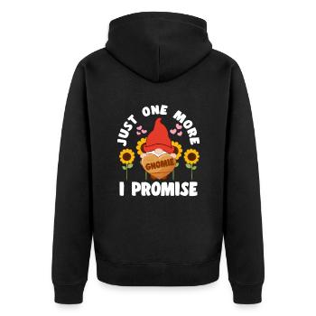 Juste un gnomie de plus que je promets à Elf Gnome Miniature - Veste à capuche bio Premium Unisexe - noir - Dos - Nico (187cm)