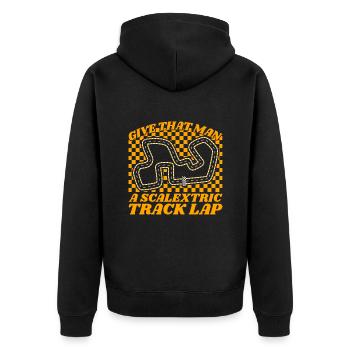 Slot Car Racing Une course Scalextric Track Lap Race - Veste à capuche bio Premium Unisexe - noir - Dos - Nico (187cm)