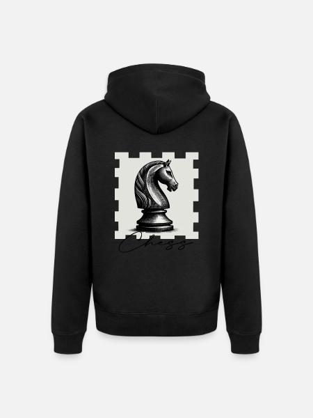 Chess - Unisex Premium Bio Zip Hoodie - Schwarz