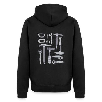 Matériel d’alpinisme - Veste à capuche bio Premium Unisexe - noir - Dos - Nico (187cm)