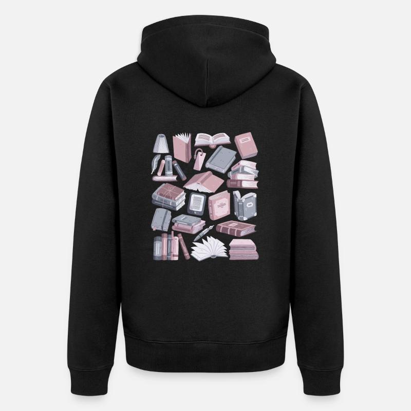 Livres - Veste à capuche bio Premium Unisexe - noir