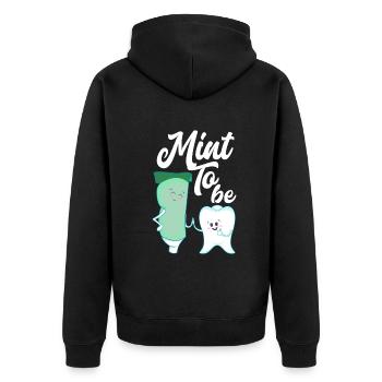 Dentist Dental Assistant Dental Assistant Gift - Unisex Premium Organic Zip Hoodie - black - Back - Nico (187cm)