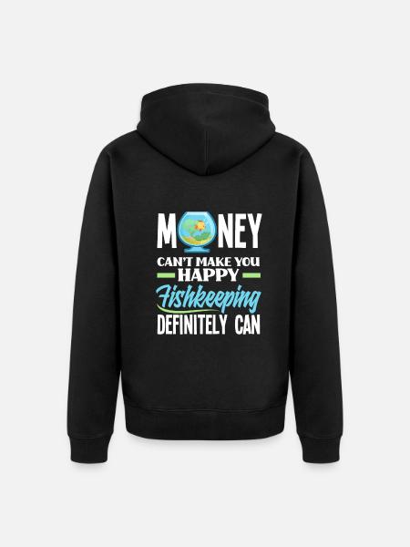 Funny Aquarist Aquarist Aquarium Gift - Unisex Premium Organic Zip Hoodie - black