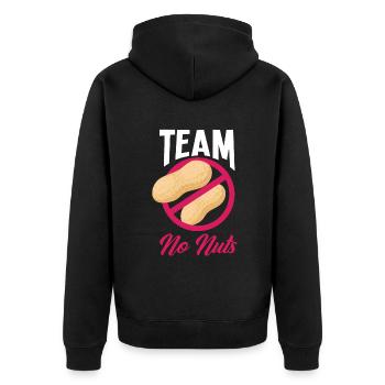 Pink Or Blue Gender Reveal Baby Party Team Girl - Unisex Premium Bio Zip Hoodie - Schwarz - Hinten - Nico (187cm)