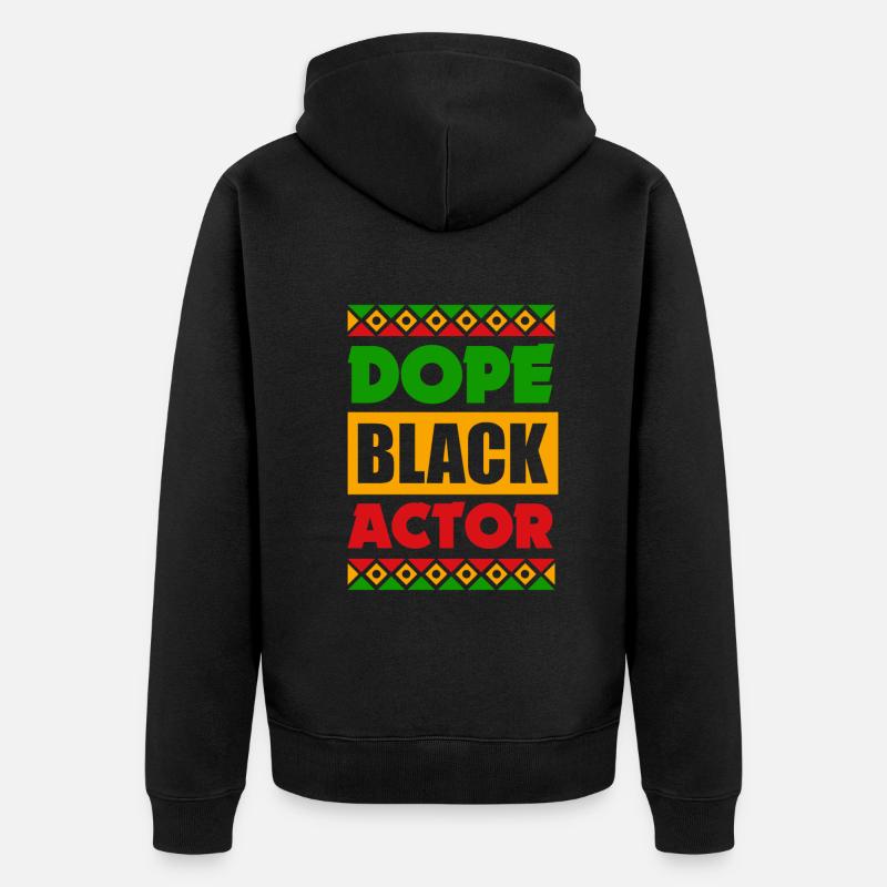 Drôle d’acteur Actrice Cadeau - Veste à capuche bio Premium Unisexe - noir