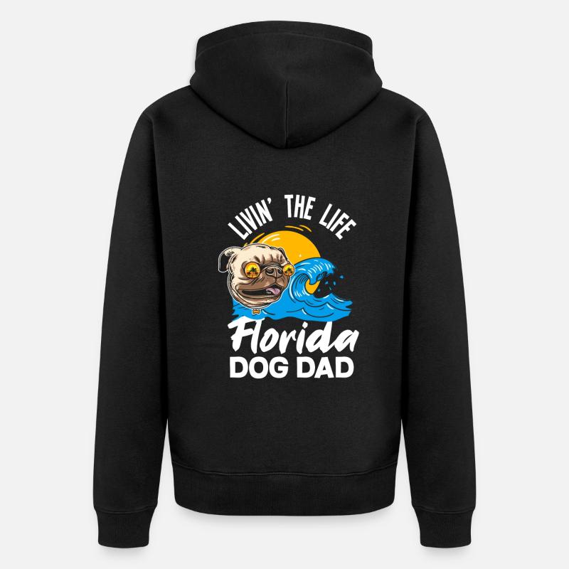 Floride - Veste à capuche bio Premium Unisexe - noir