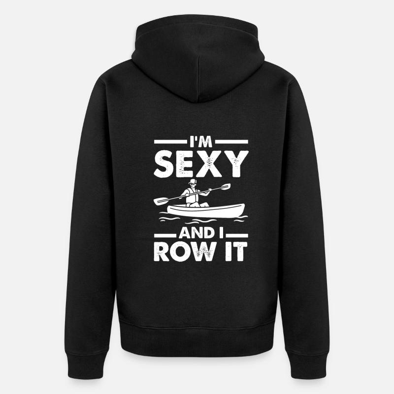 Kayak Canoë - Veste à capuche bio Premium Unisexe - noir