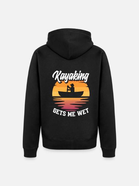 Kayak Canoë - Veste à capuche bio Premium Unisexe - noir