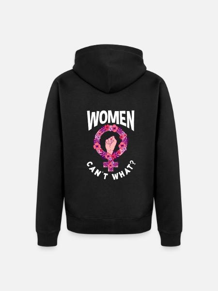 Féminisme Féministe - Veste à capuche bio Premium Unisexe - noir