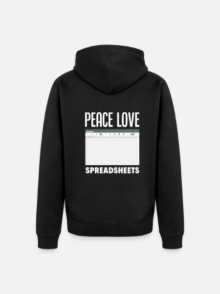 Lustiges Steuerberater Buchhalter Geschenk - Unisex Premium Bio Zip Hoodie - Schwarz